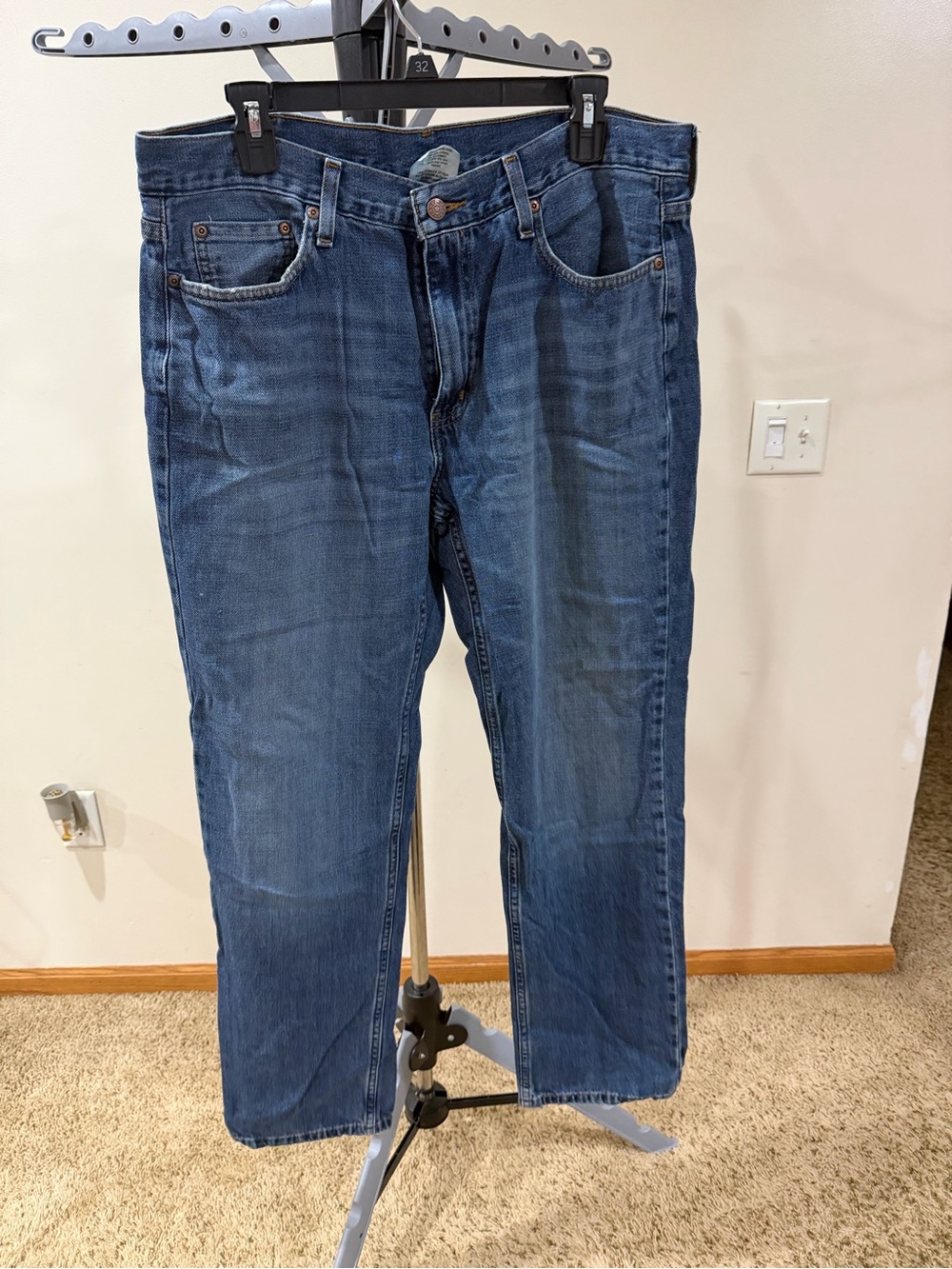 Faded Glory Men's Dark Blue Straight Jeans